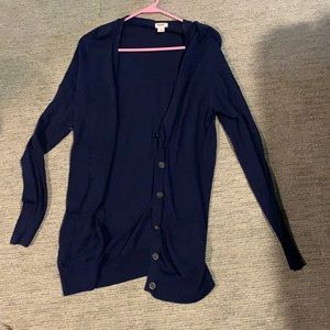 Navy cardigan